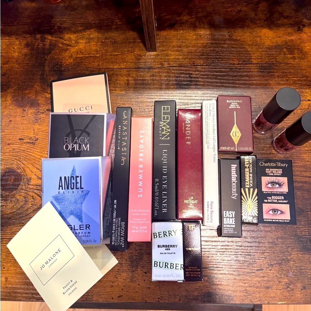 Burberry, Tilbury, T Ford, K-18 and many more